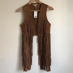 ☮️Forever 21 Fringe Hippie Vest (NEW WITH TAGS)☮️